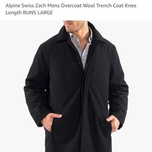 Men’s Large wool coat. Alpine Swiss